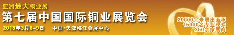 2013第七屆中國國際銅業(yè)展覽會